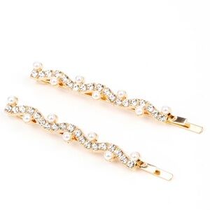 Ballroom Banquet-Gold Hair Clips. NWT